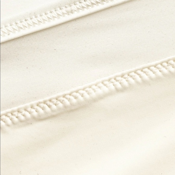 Solid and Striped Two Piece White Mesh Retro Bikini (top and bottom) NWT - Picture 5 of 11